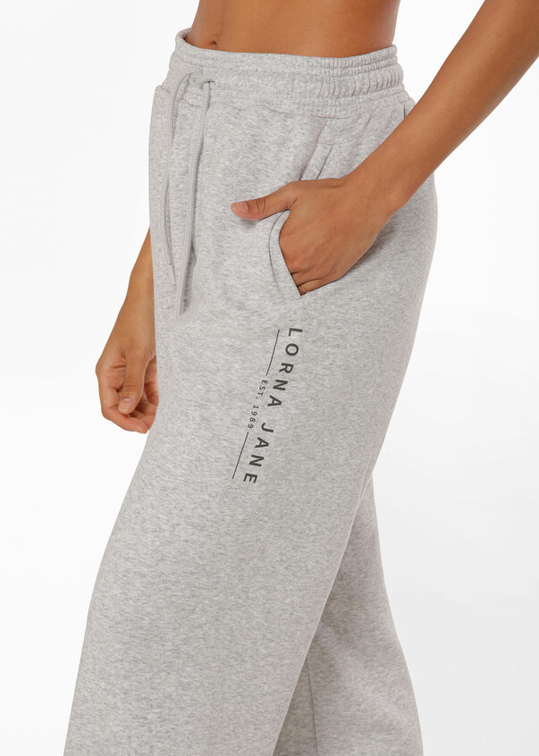 Brilliant Basics Women's Track Pants - Grey Marl - Size XS