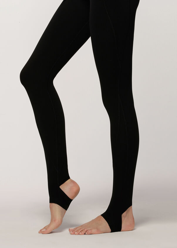 Leggings With Mesh Stirrups - Balera Dancewear - Product no longer