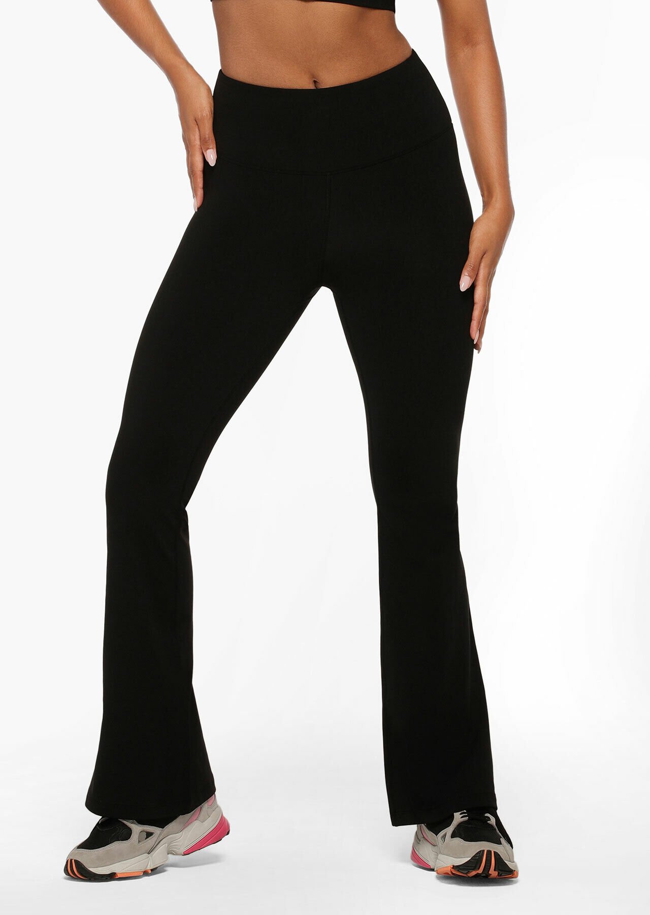 ADIDAS Brand Love Womens Flare Pants - BLACK | Tillys