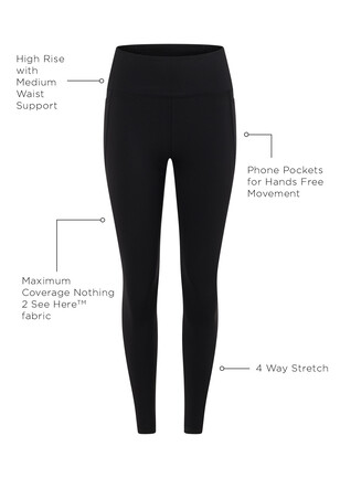 Buy Black Full Length Leggings from Next New Zealand