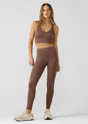 Pursue Fitness, Other, Last Chance Pursue Fitness Core Seamless Leggings  In Brown Marl