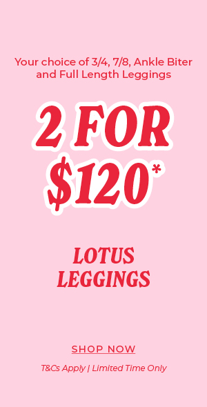 2 for $120 Lotus Leggings!*