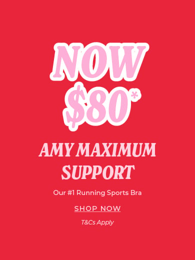 $70 Amy Maximum Support Sports Bra*