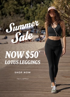 Black Lotus Ankle Biter Leggings: Now $60 in Our Summer Sale!*