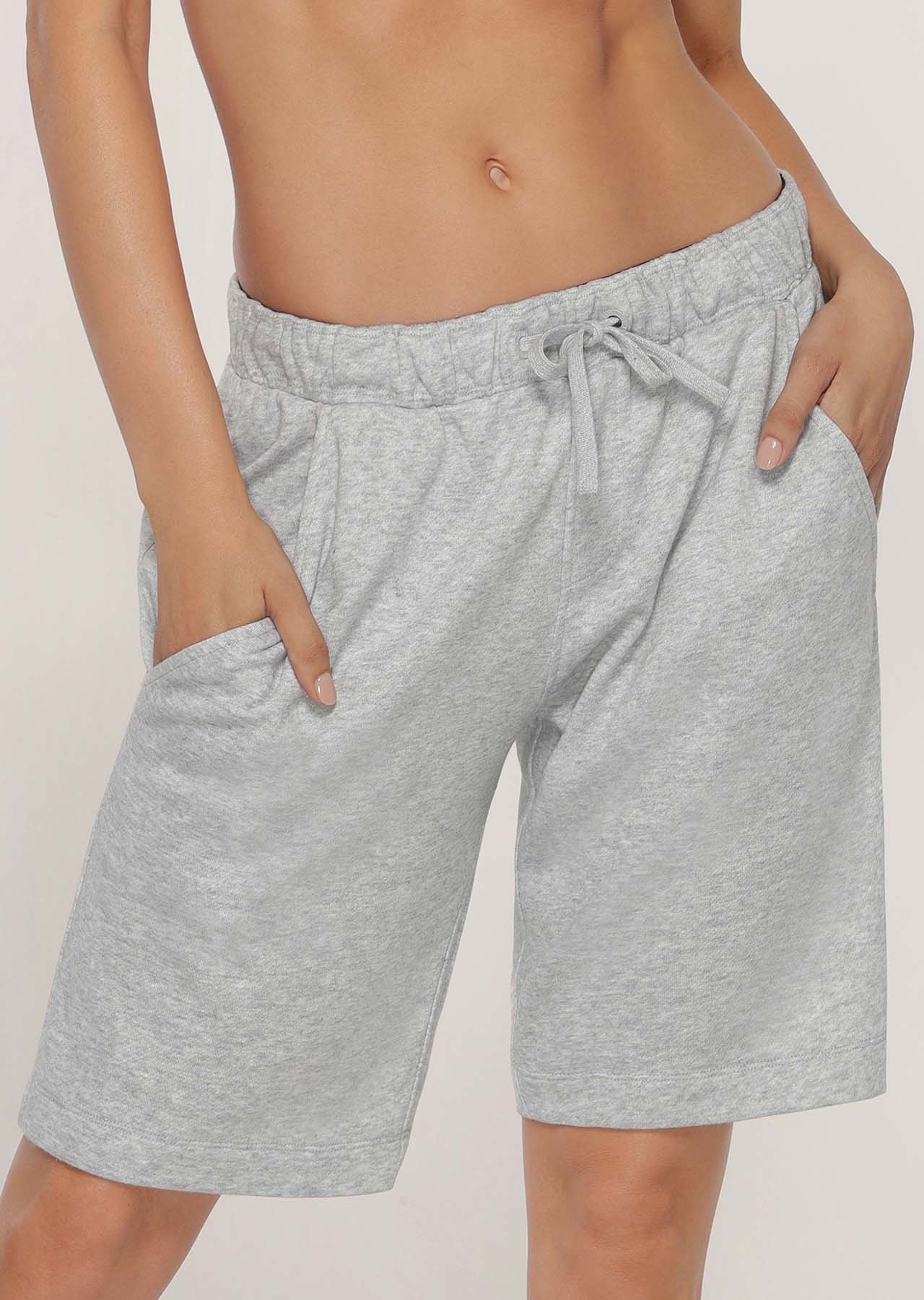 Boyfriend Sweat Short Grey Lorna Jane NZ