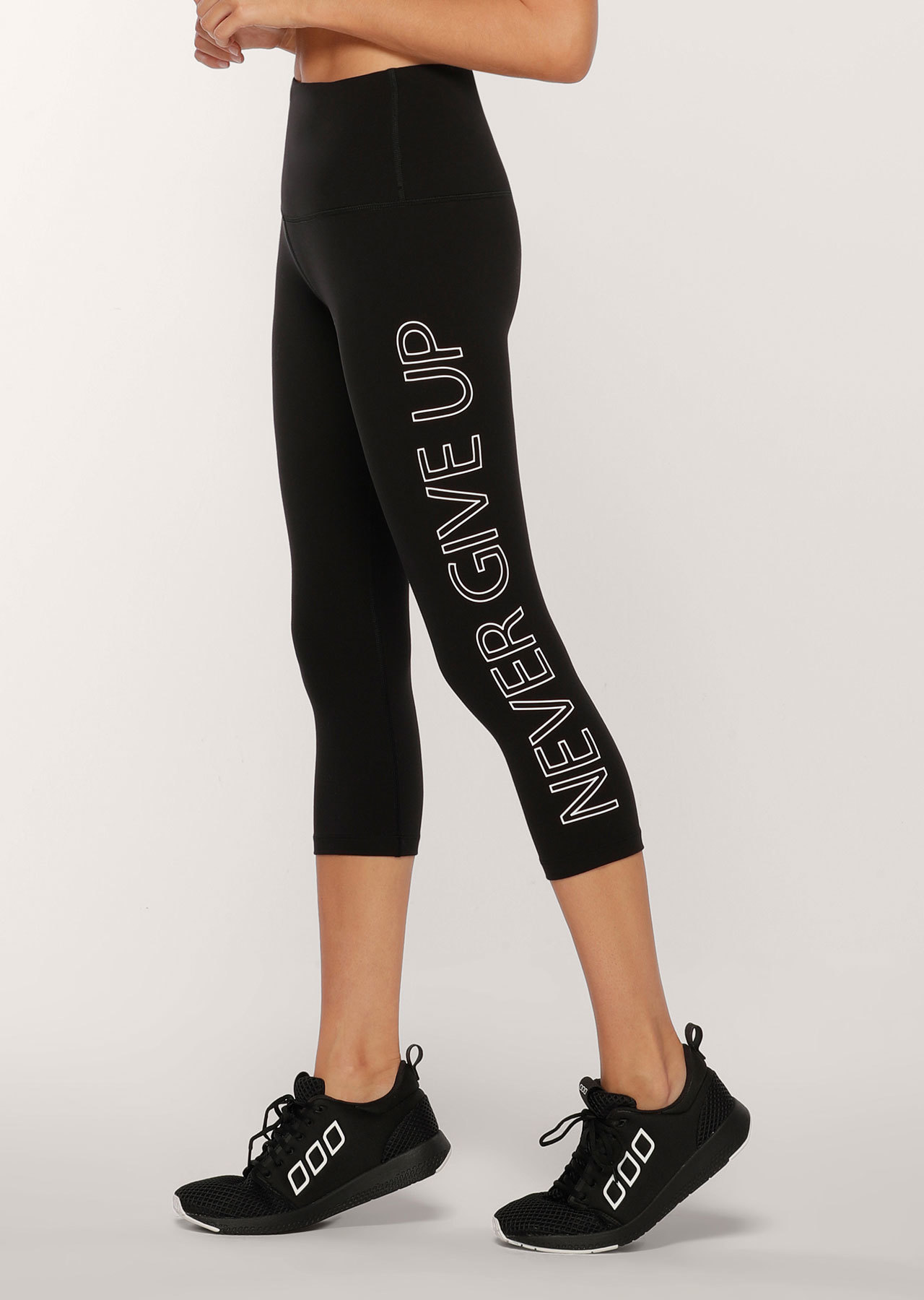 Never Give Up 7/8 Leggings, Black