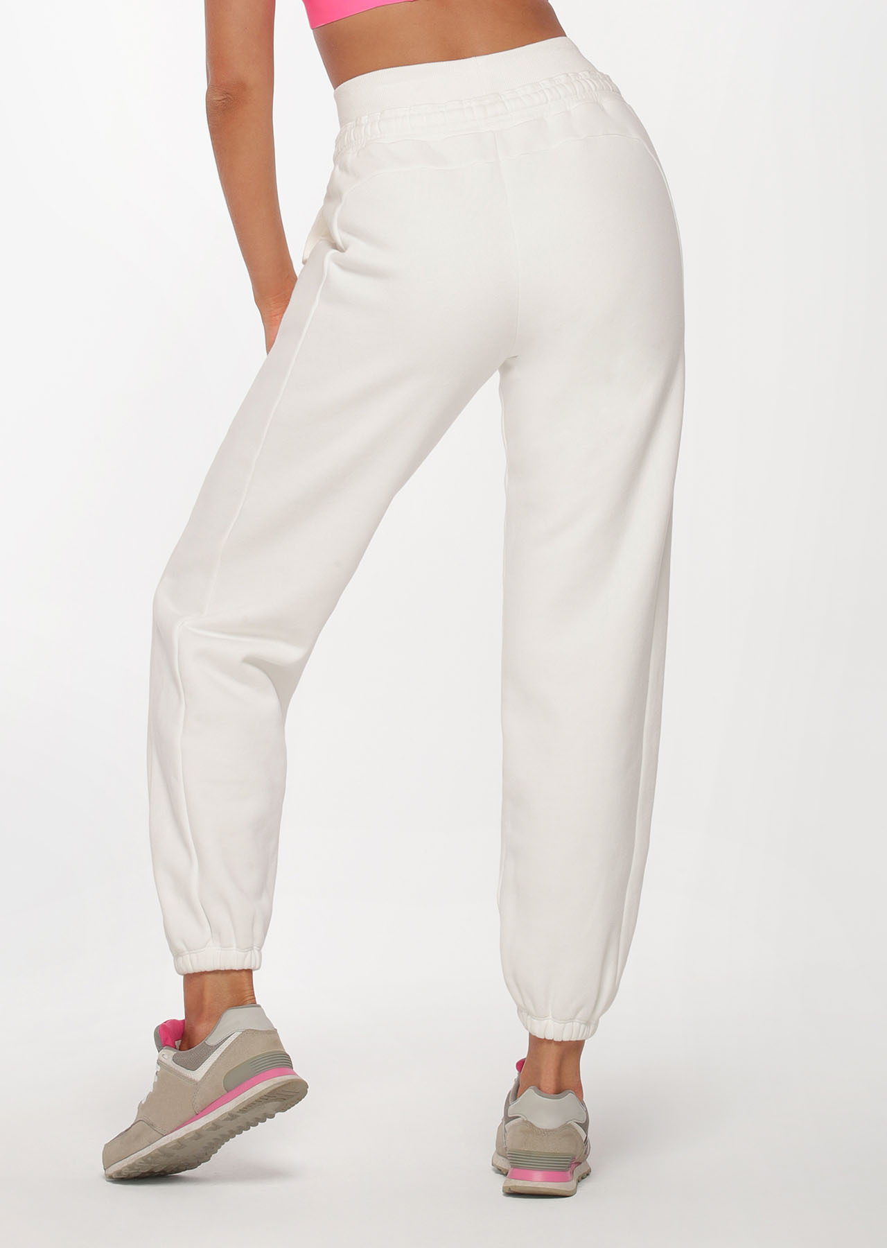 Level Up Track Pant | White | Lorna Jane NZ