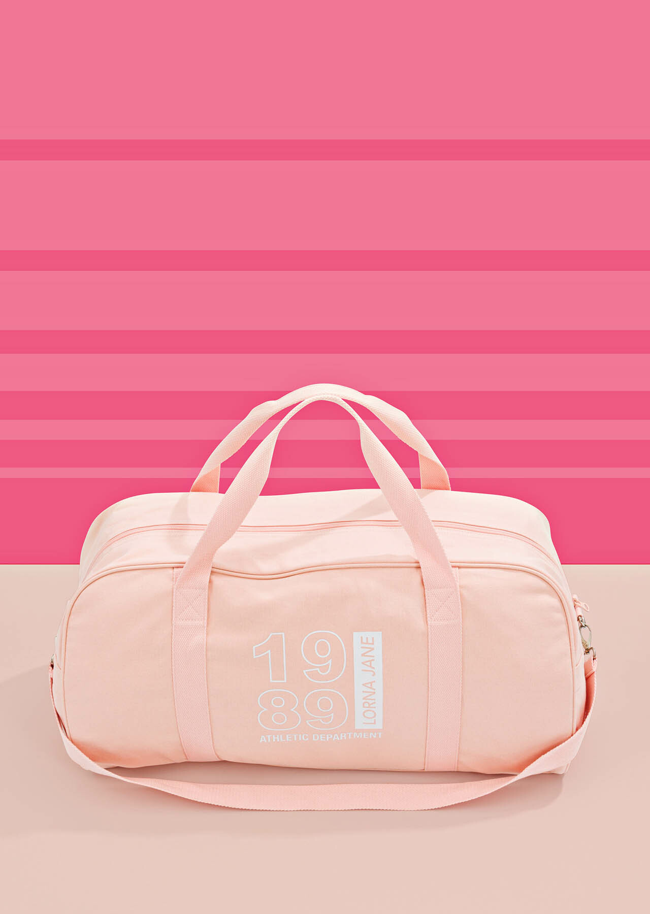 Pink gym cheap duffle bag